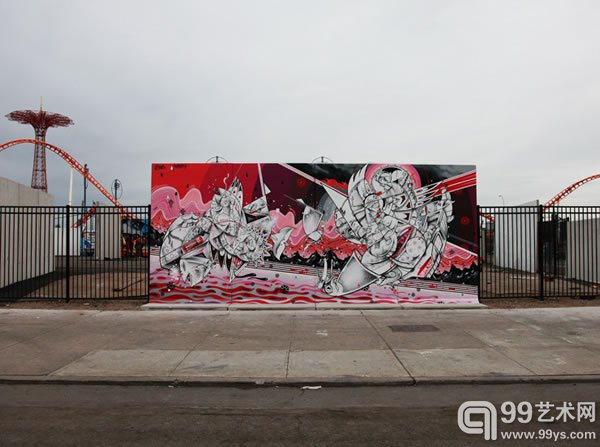 双胞胎艺术家组合How & Nosm 作品