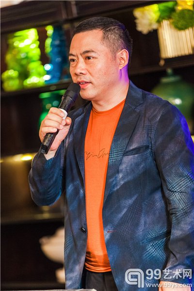99艺术网、K空间画廊创办人 杨凯先生上台致辞