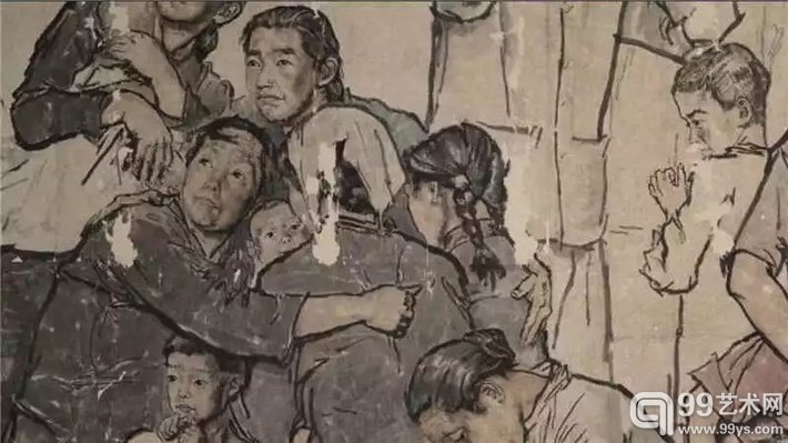 《流民图》，蒋兆和