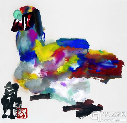 蔡寅坤 凝48x45cm2013年作