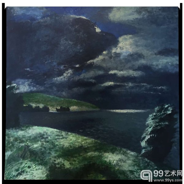 丘文 暴风雨 80x90cm 2013