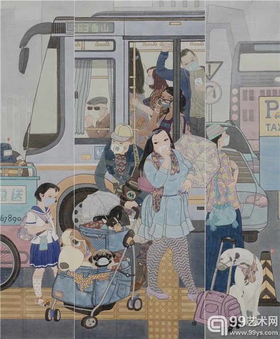 杜如雪 《何处惹尘埃》180×220cm