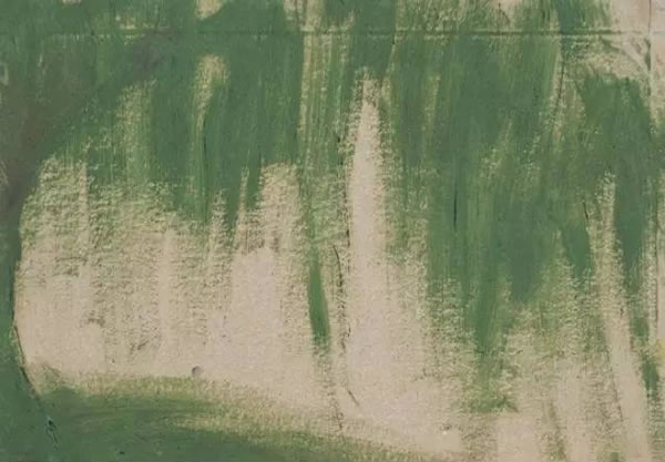 马可鲁  河边 纸上油画 1974