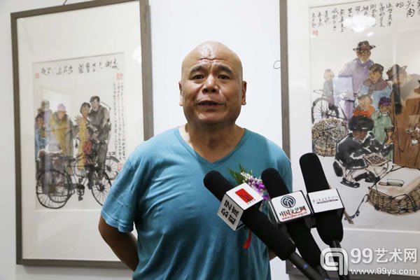 著名书画家马海方