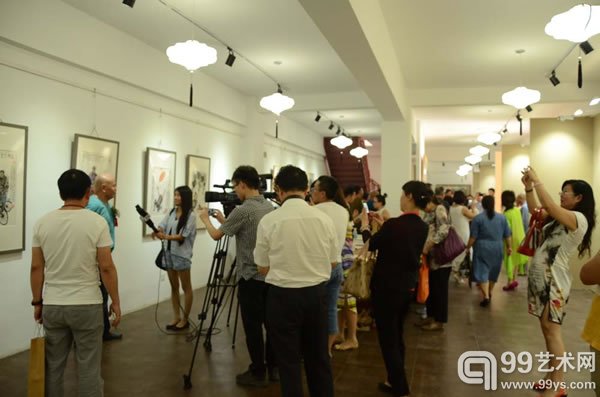 ·“清风雅集”庄小雷、董浩、马海方、演旭联展现场图