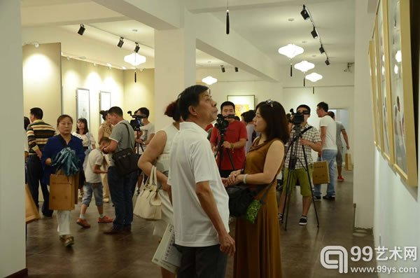 ·“清风雅集”庄小雷、董浩、马海方、演旭联展现场图
