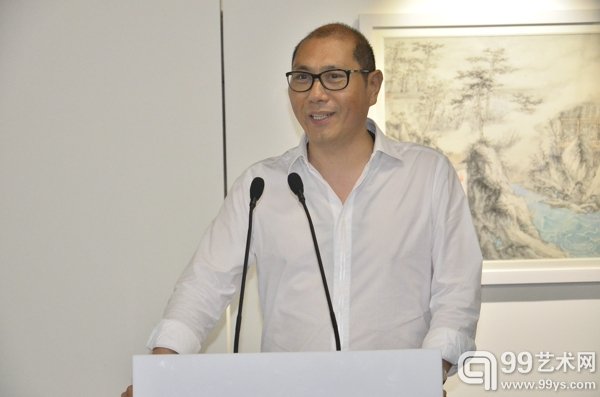 大韵堂艺术机构艺术主持  蔡万霖先生讲话