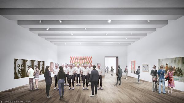 M+艺术中心展馆设计图 图片由Herzog&de Meuron及香港西九文化区管理局提供