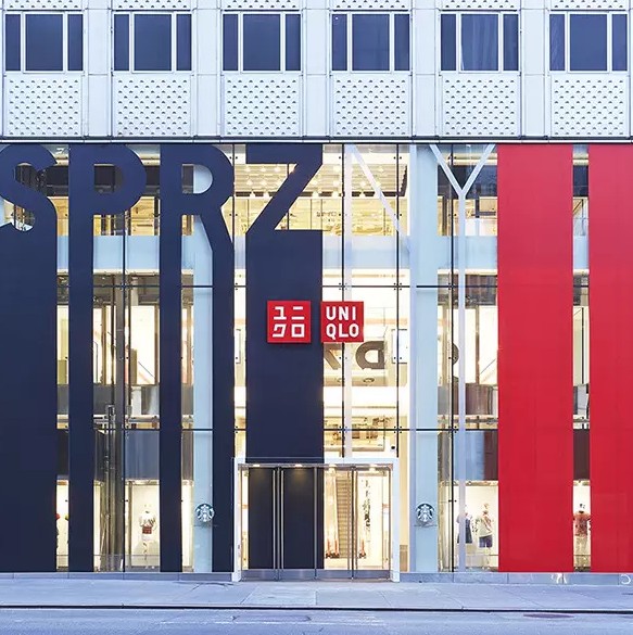 优衣库位于纽约第五大道的旗舰店 图片来自UNIQLO官网 