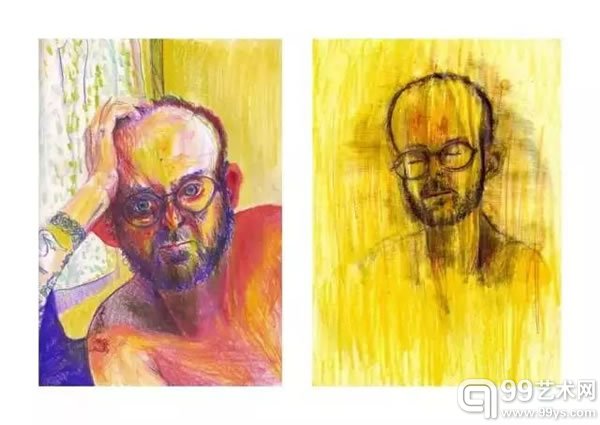 美国艺术家布莱恩·刘易斯·桑德斯嗑药后的自画像，他分别磕了10毫克阿得拉、10毫克Ambien、15毫克Buspar 喷剂、4片布他比妥、2克可卡因、2瓶止咳糖浆、吗啡、迷幻型真菌菇类、苦艾酒、古柯碱、安他非命、大麻、烦宁、利他能、墨西哥迷幻鼠尾草、氢吗啡酮和吸入剂。