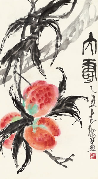 LOT61 陈大羽  《大寿》  90×49cm