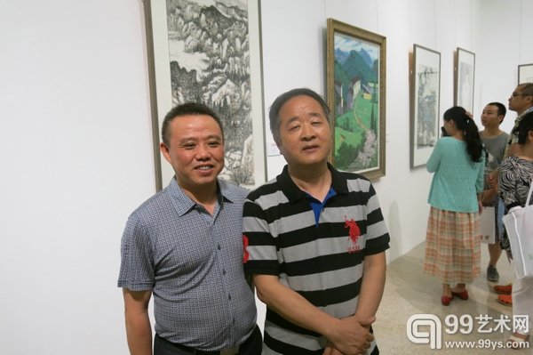 京华书院常务副院长毕晋勇先生与中国国家画院研究员王永亮先生