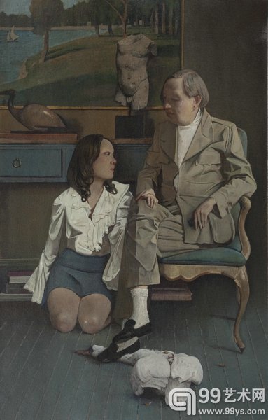 魏东 Wei Dong 我的实习生 My Intern 2014 布面丙烯 Acrylic on canvas 57x36cm