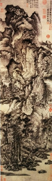 王蒙《青卞隐居图》