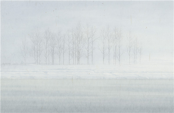 程保忠-《迷语》-56x86cm-纸本设色-2015