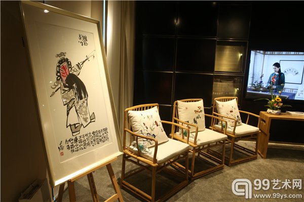 彭长征《芙蓉忆》新书发布会暨《雄起》系列新常态画展现场