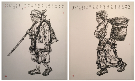 总评金奖 邱欢欢《留守》 国画
