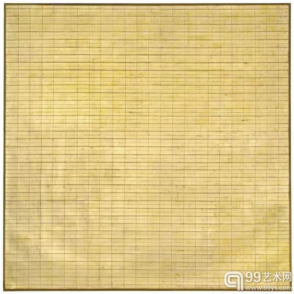 马丁作品《友谊》（1963年，纽约现代艺术博物馆收藏）