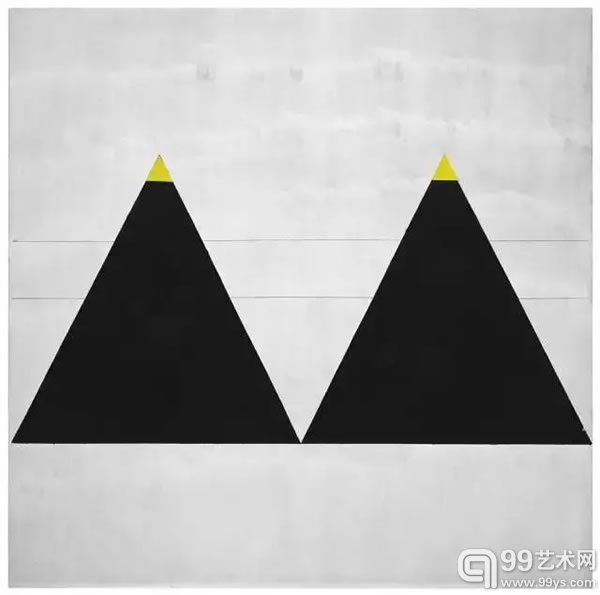 马丁作品《无题1》（2003年，LV基金会收藏）