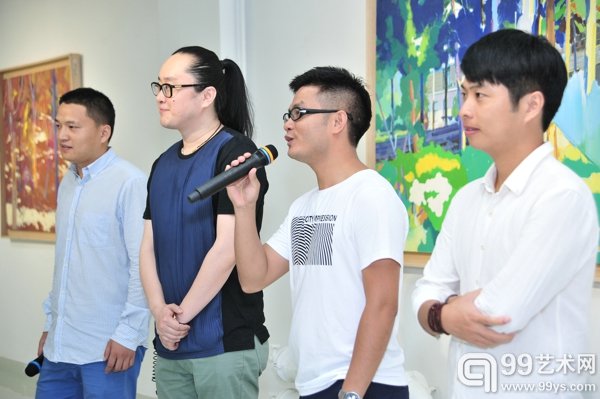 艺术家张榕泉发言