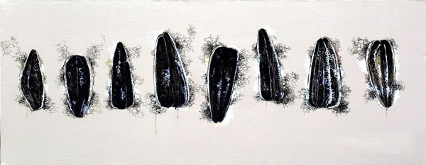 种子NO.23 165X65cm 布面油彩 2015