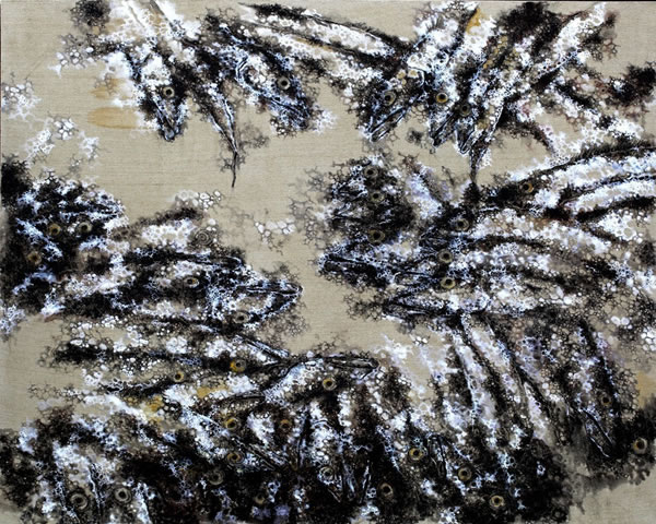 冻鱼NO.13 200X16cm 布面油彩 2015