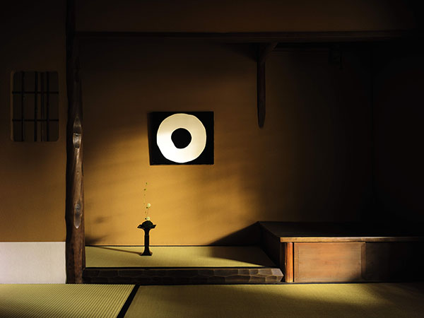 吉原治良《作品》（1971 年作），摄于日本京都白沙村庄桥本关雪记念馆