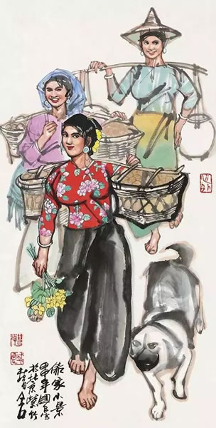 史国良(b.1956) 傣家小景