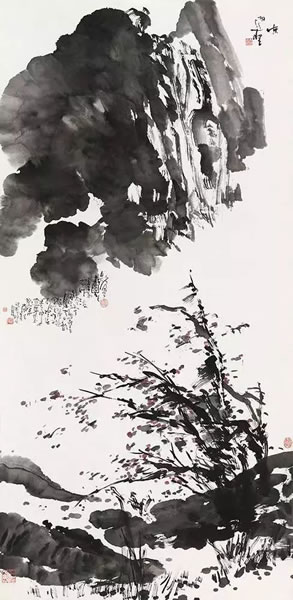 宋雨桂(b.1940) 秋风萧瑟