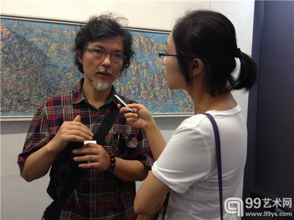 艺术家杨德愚接受99艺术网采访