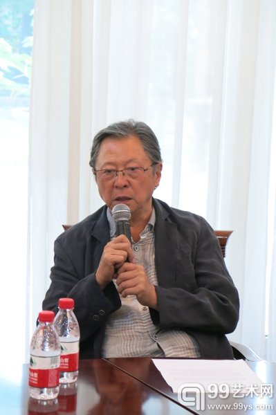 中国国家画院国画院副院长、国韵文华书画院院长李宝林致辞