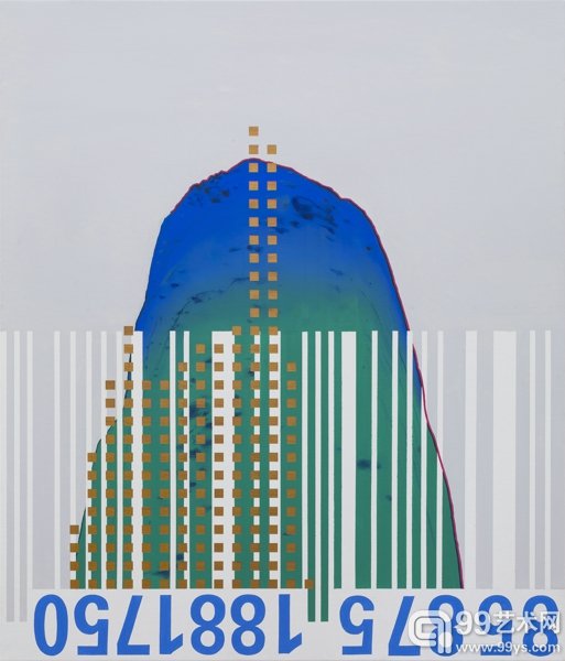《作品19号》尺寸120X140CM,年份2012，亚麻布油画