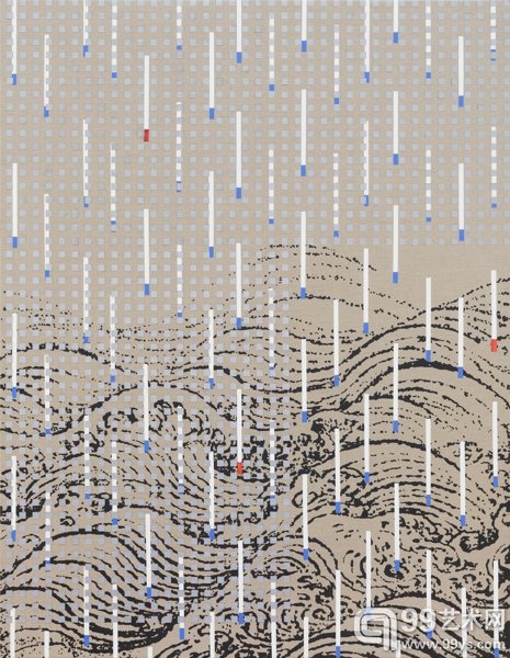 《作品62号》尺寸180X280CM,年份2015，亚麻布油画(左） - 副本