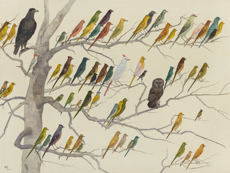 什么事情发生了？什么事情又将要发生？ 布面油画，200x150cm，2014年