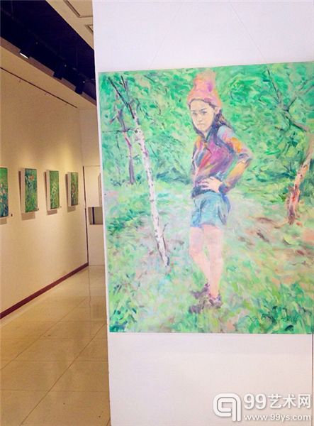 展出作品《小飞侠》120×140cm