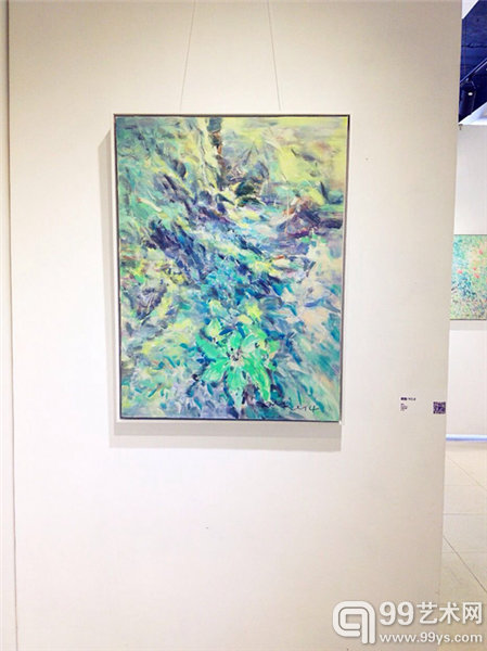 展出作品《缤纷No.3》60×80cm 2014年