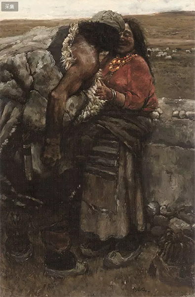 陈丹青，1980年西藏组画·牧羊人