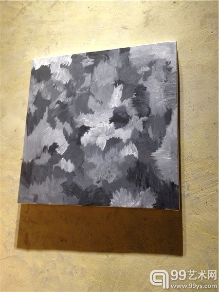 耶苏作品《午间爬梯》 