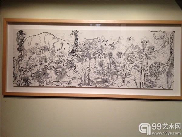 耶苏作品《动物园》手稿