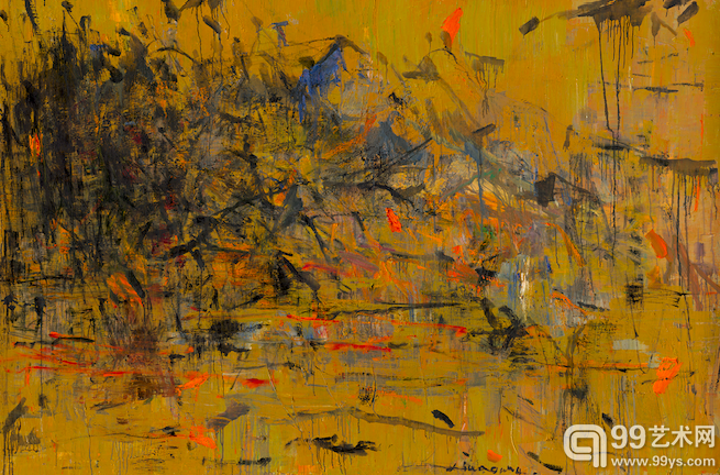 秋-2014-布面油画-300cmX200cm