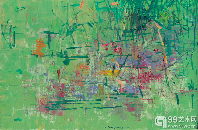 夏-2014-布面油画-300cmX200cm