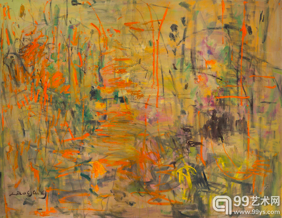 线的集合之一-2013-布面油画-180cmX140cm