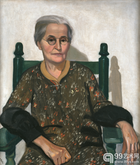 Alice Neel 我的母亲My Mother 1930 布上丙烯Oil on canvas 76.2 x 66 cm