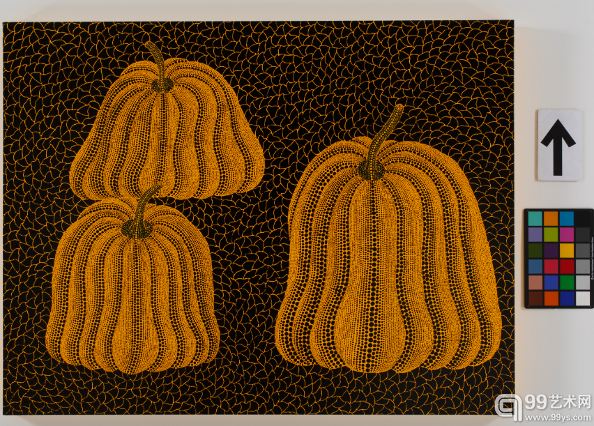 草间弥生 Yayoi Kusama 南瓜 PUMPKIN 2015 布面丙烯 Acrylic on canvas 112 cm x 145.5 cm