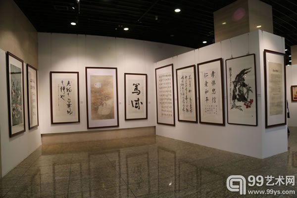 “和而不同•东北亚书画汇”展览现场