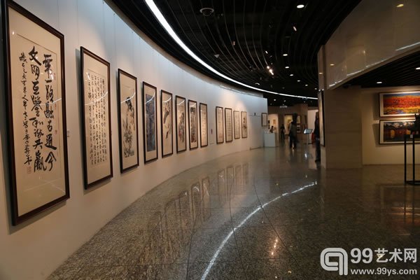 “和而不同•东北亚书画汇”展览现场