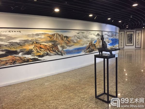 “和而不同•东北亚书画汇”展览现场