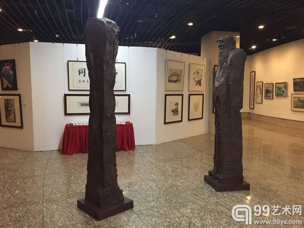“和而不同•东北亚书画汇”展览现场