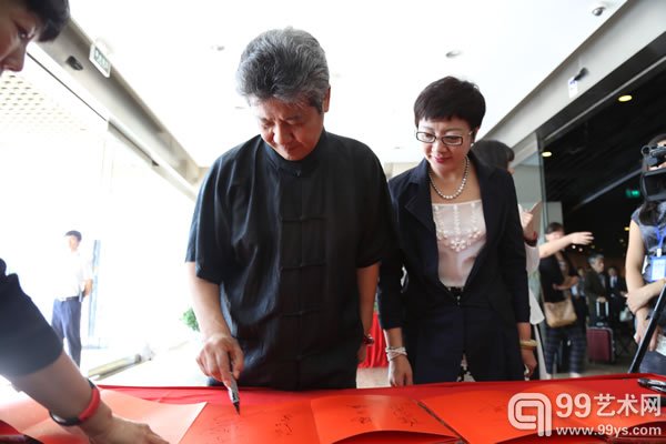 嘉宾著名书法家诗人蔡祥麟签到