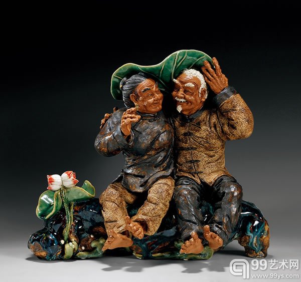 2011年 吴满炽 幸福和合 原作 36 × 23 × 32